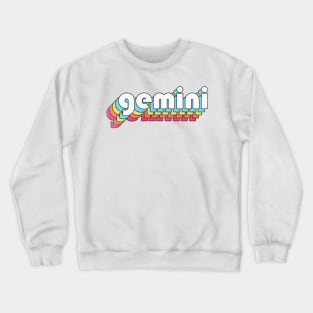 Gemini / Zodiac Astrological Sign Design Crewneck Sweatshirt